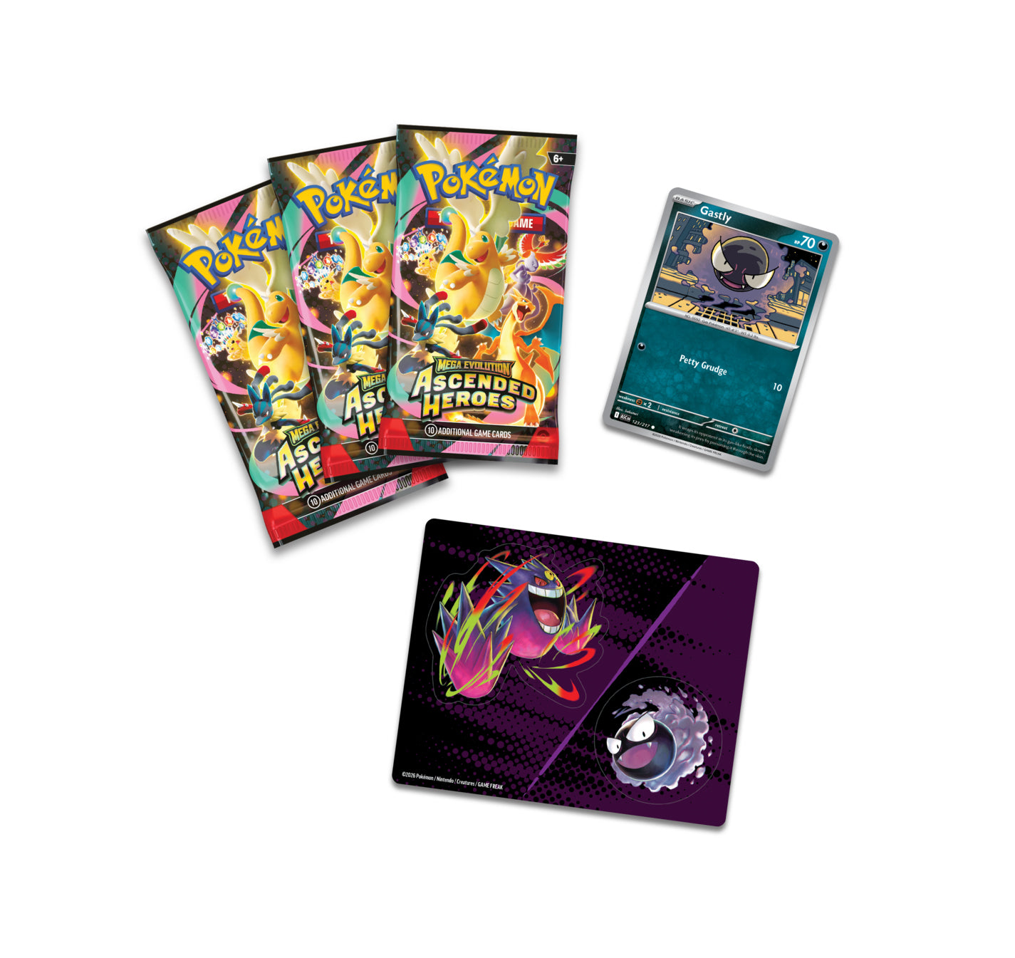 Mega Evolution Ascended Heroes Tech Sticker Collection (Gastly)