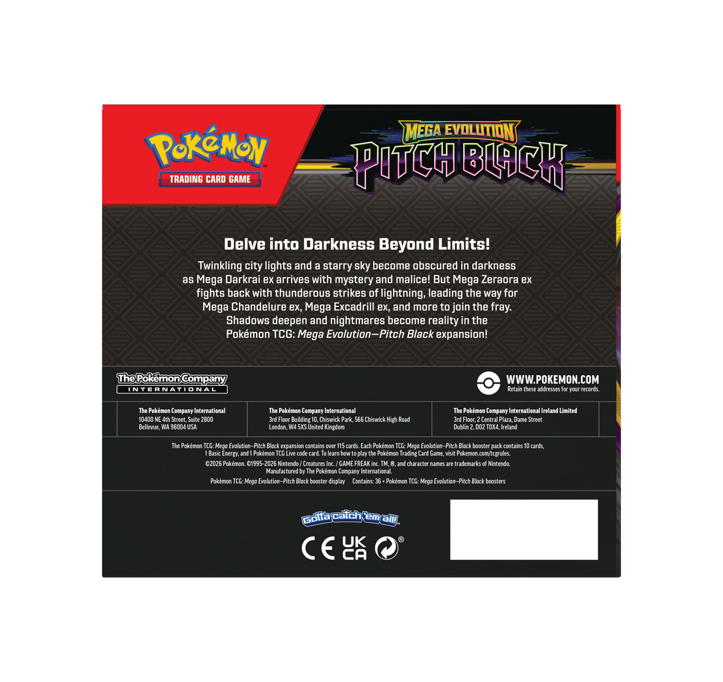 Mega Evolution Pitch Black Booster Box