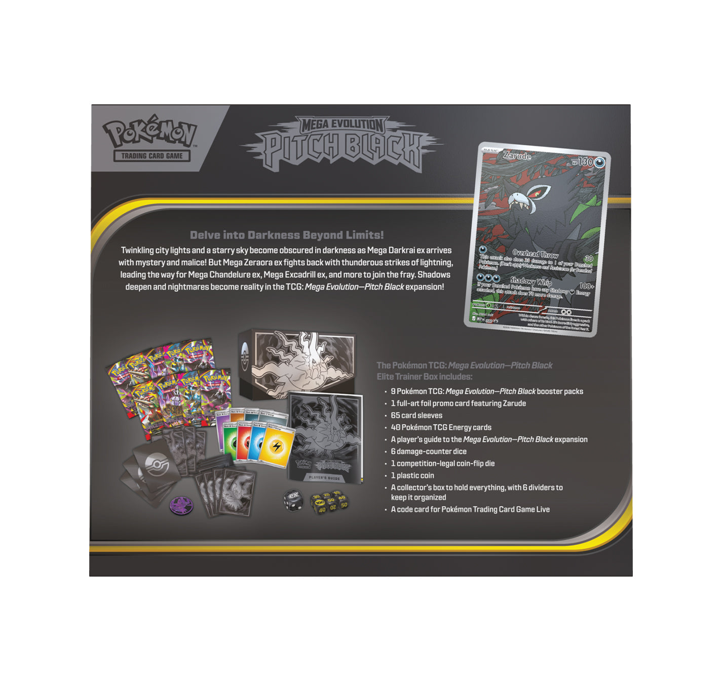 Mega Evolution Pitch Black Elite Trainer Box