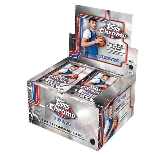 2025-26 Topps Chrome® Basketball - Hobby Jumbo Box