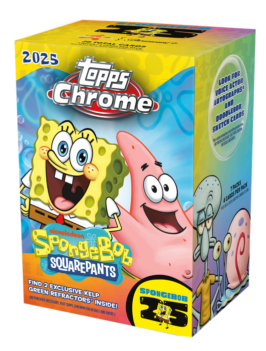 2025 Topps Chrome® SpongeBob 25th Anniversary - Value Box