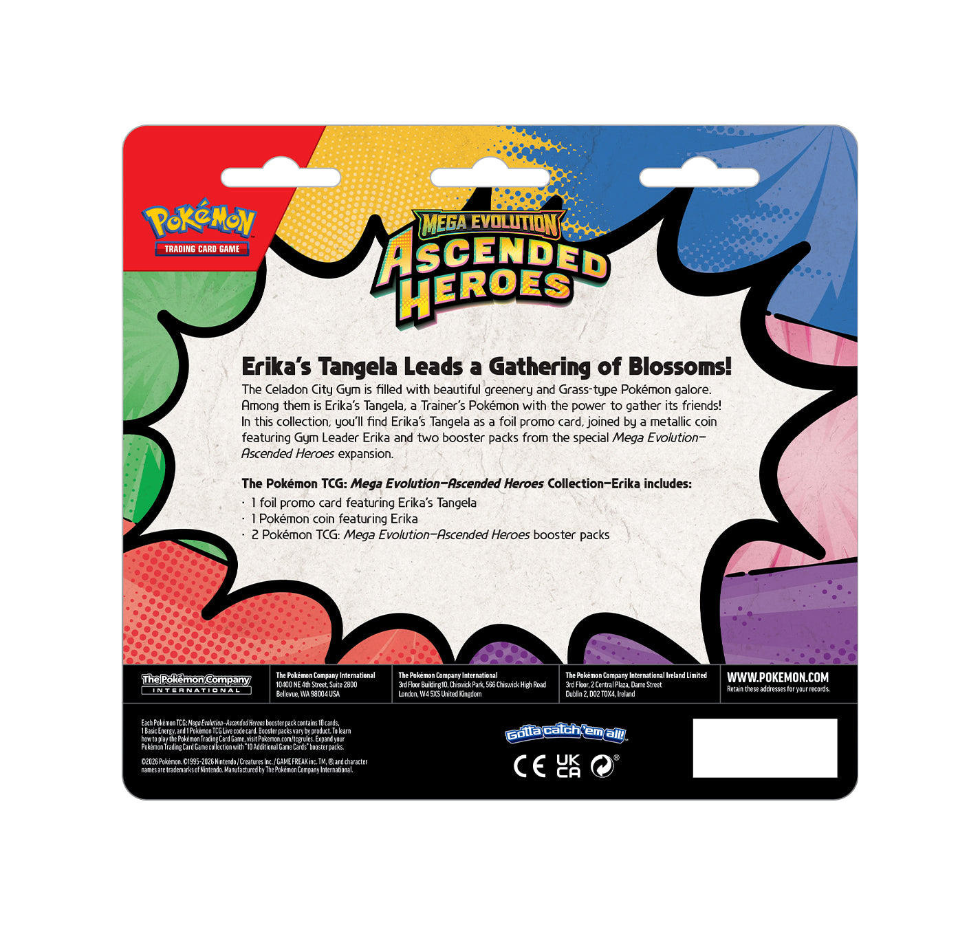 Mega Evolution Ascended Heroes 2-Pack Blister (Erika's Tangela)