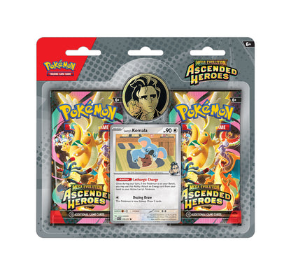 Mega Evolution Ascended Heroes 2-Pack Blister (Larry's Komala)