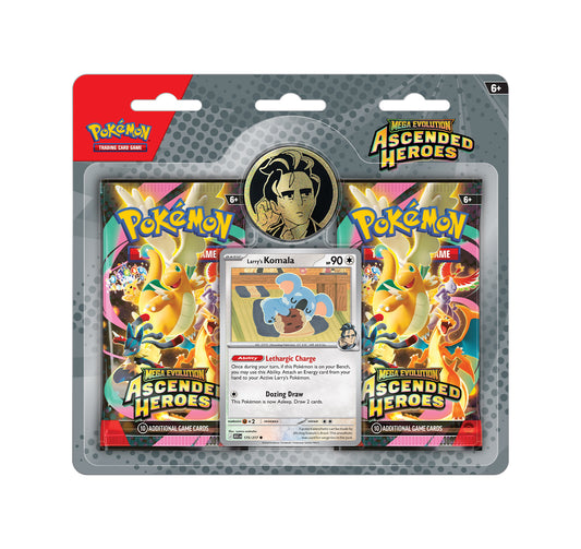 Mega Evolution Ascended Heroes 2-Pack Blister (Larry's Komala)