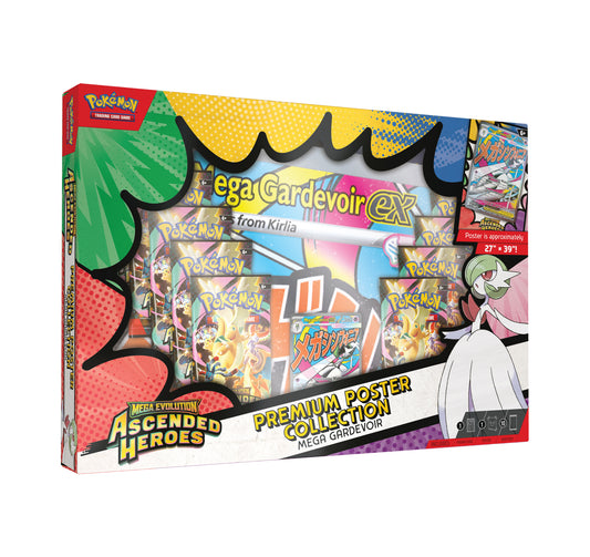Mega Evolution Ascended Heroes Premium Poster Collection (Mega Gardevoir)