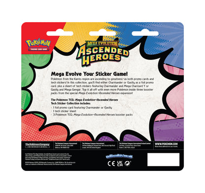Mega Evolution Ascended Heroes Tech Sticker Collection (Charmander)