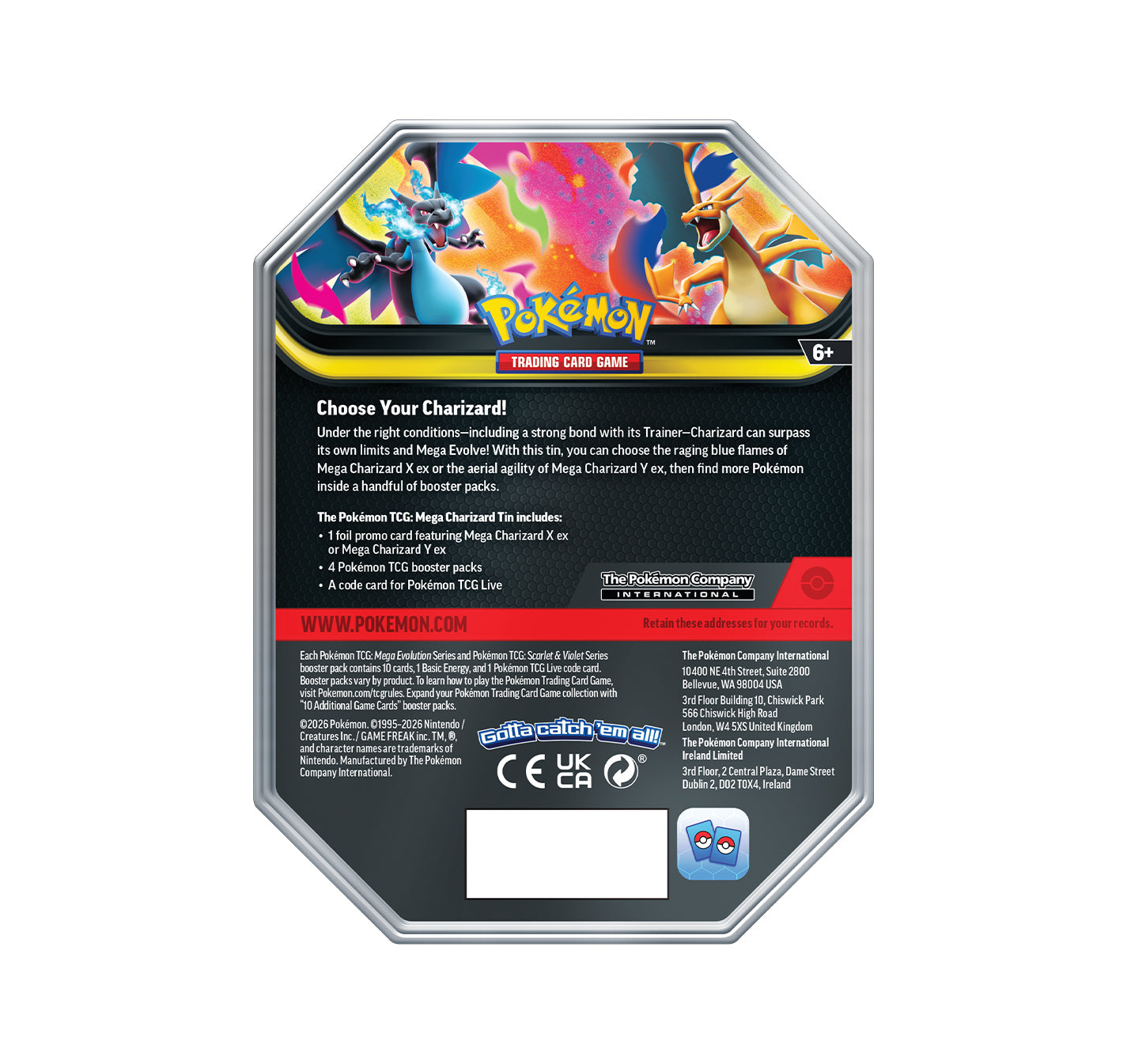 Mega Charizard Y Tin