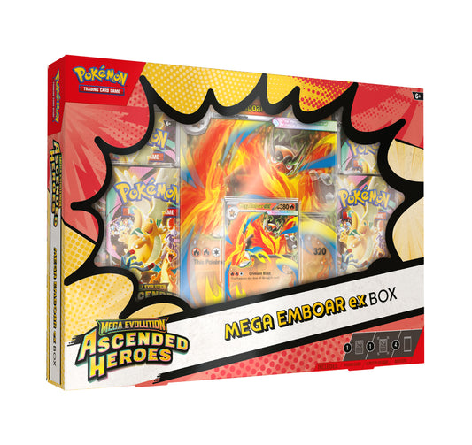 Mega Evolution Ascended Heroes Mega Emboar ex Box