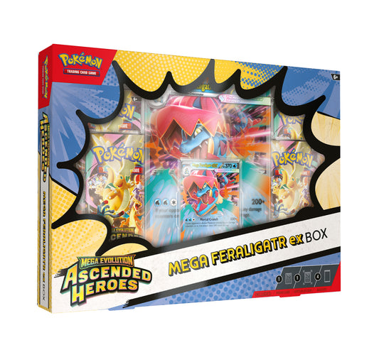 Mega Evolution Ascended Heroes Mega Feraligatr ex Box
