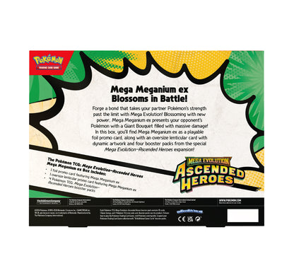 Mega Evolution Ascended Heroes Mega Meganium ex Box