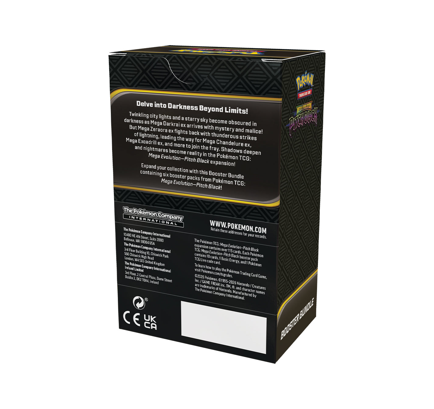 Mega Evolution Pitch Black Booster Bundle