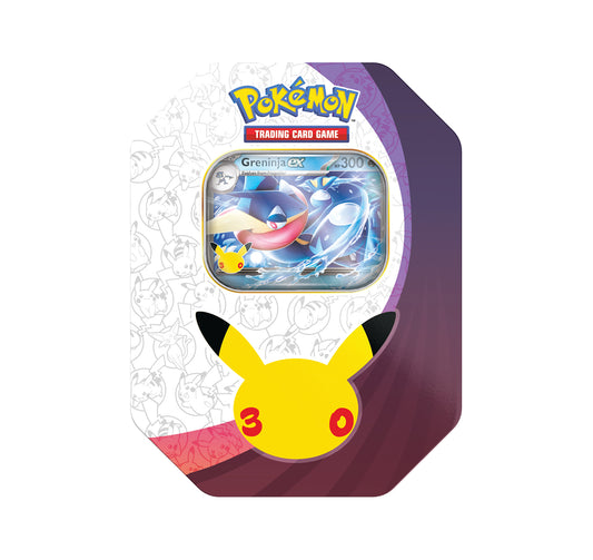 30th Celebration ex Tin (Greninja)