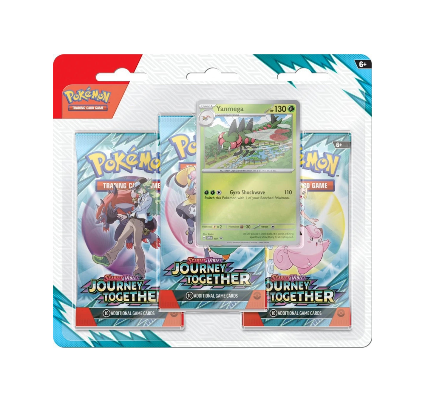 Scarlet & Violet Journey Together 3-Pack Blister Booster