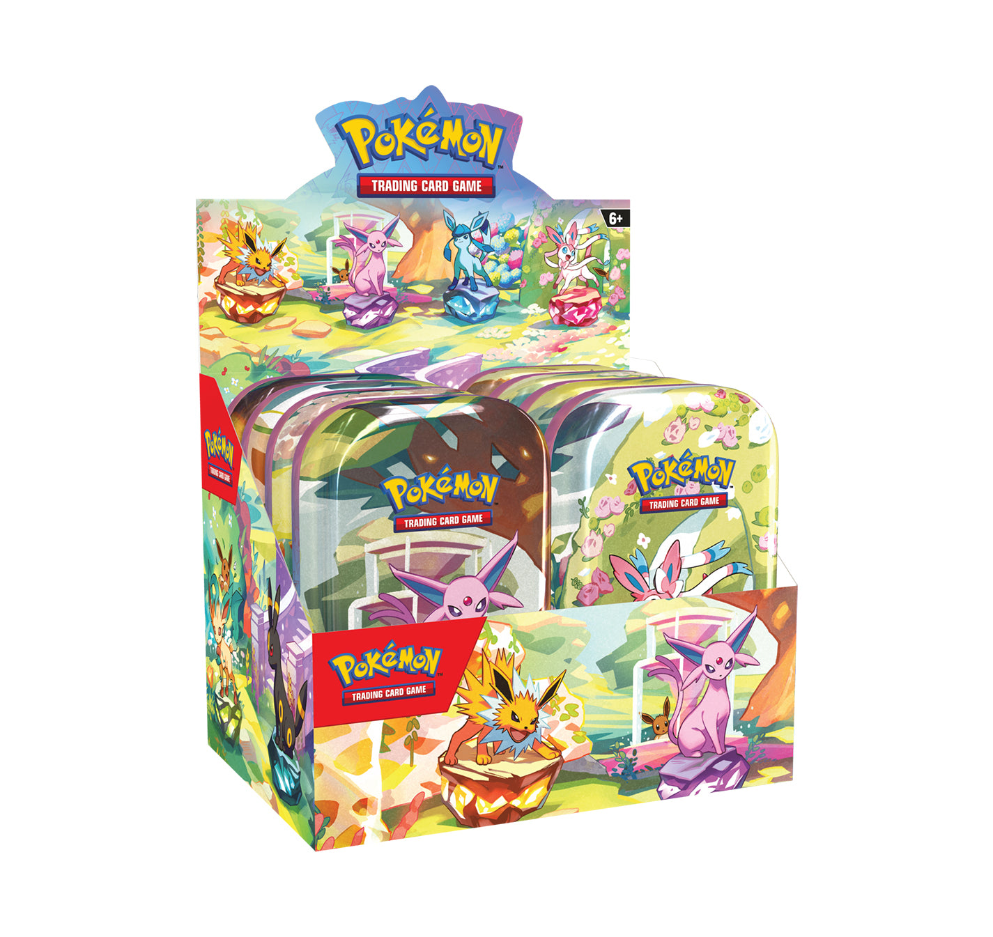 Prismatic Evolutions Mini Tin