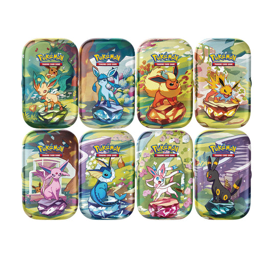 Prismatic Evolutions Mini Tin