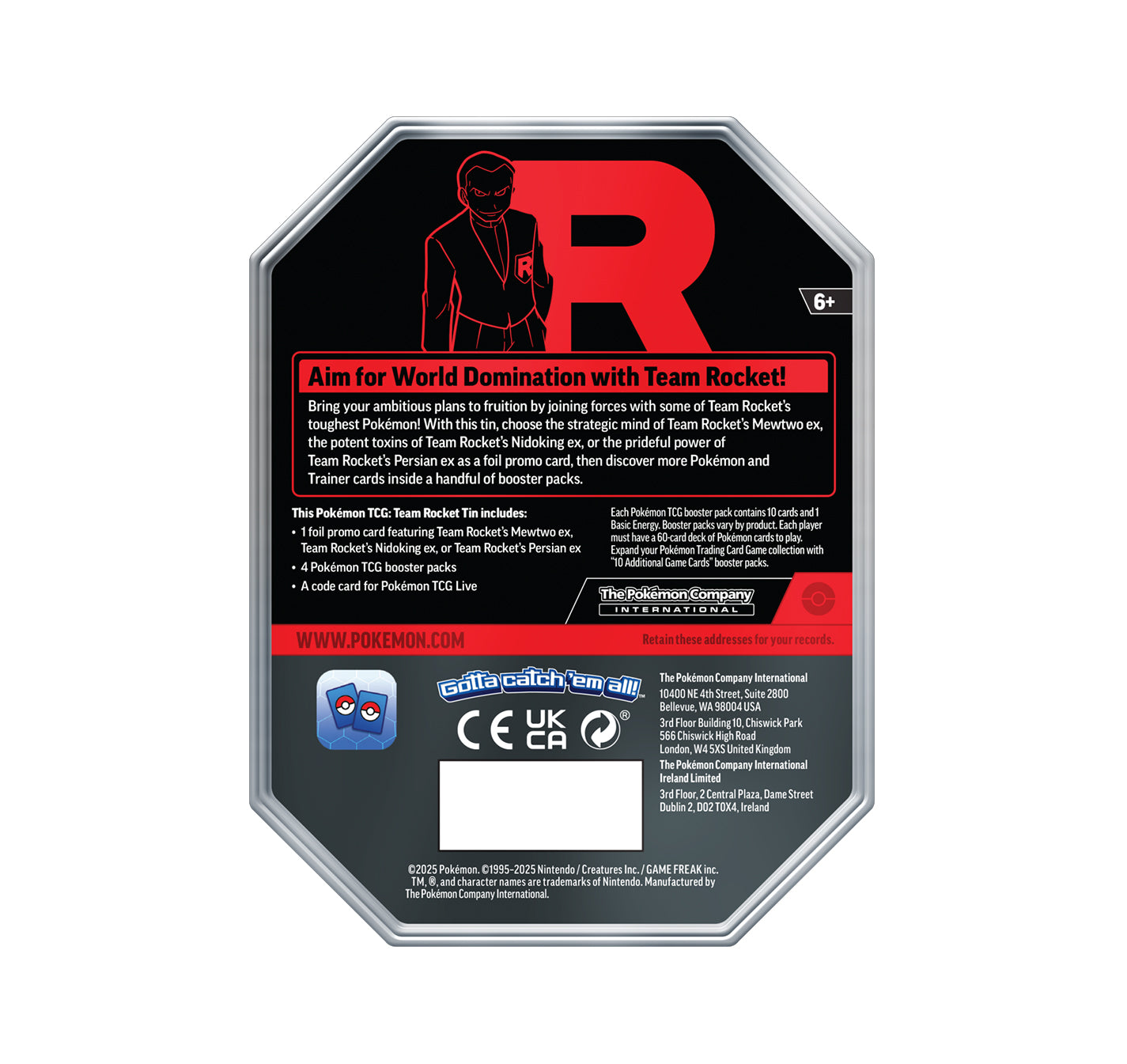 Team Rocket Tin