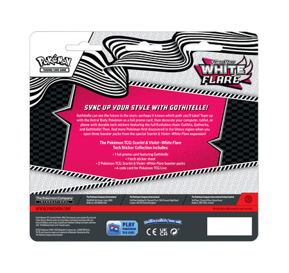 White Flare Tech Sticker Collection