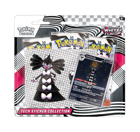 White Flare Tech Sticker Collection